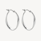 Sterling Silver Cinta Hoop