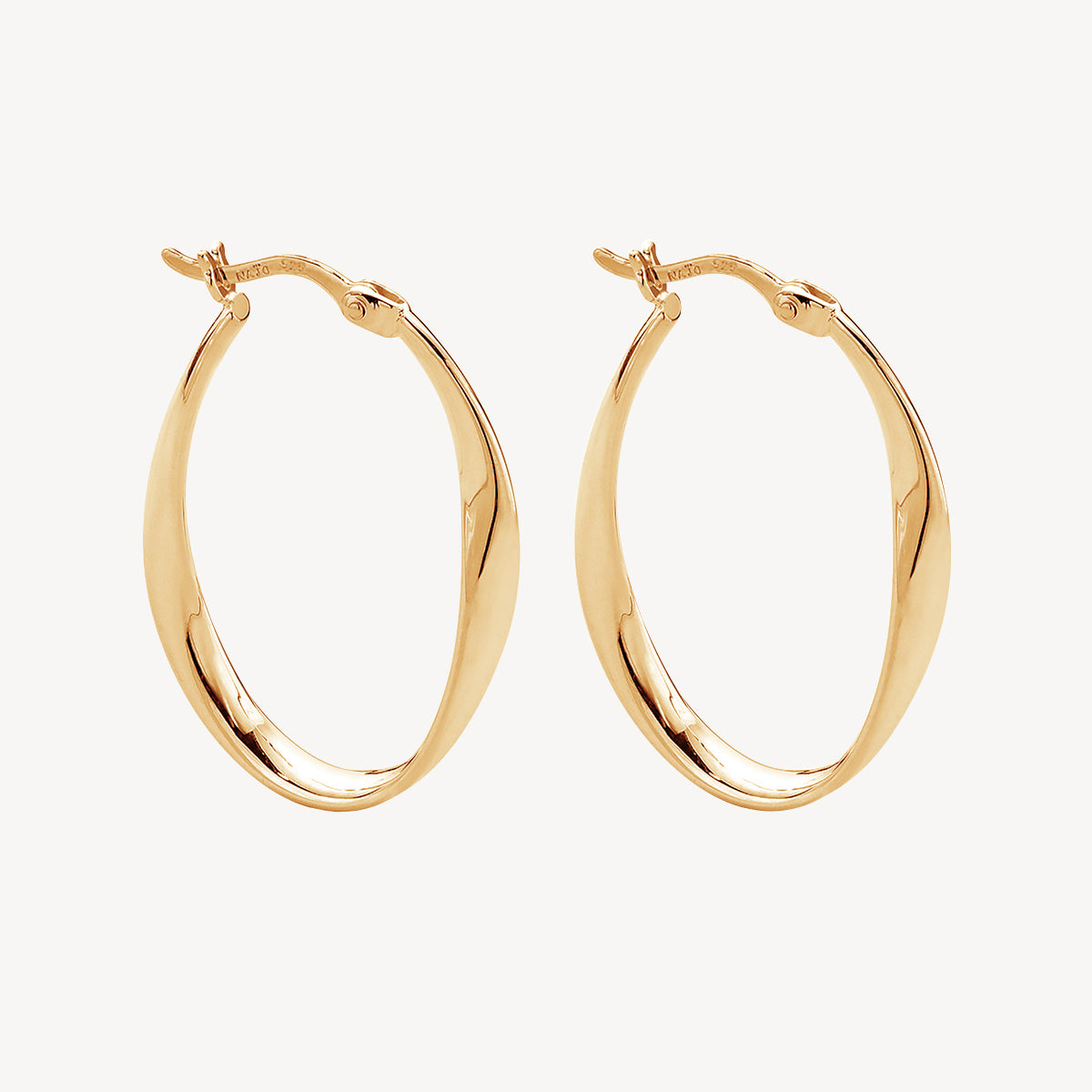 Yellow Gold Cinta Hoop