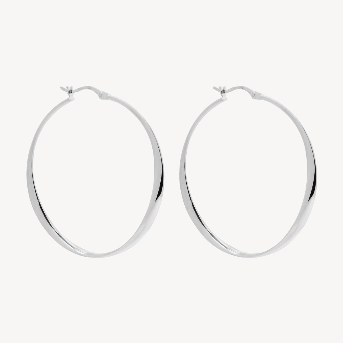 Sterling Silver Vespa Hoop Earring
