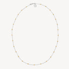 Sil Yell Gold 45cm Algonquin Necklace